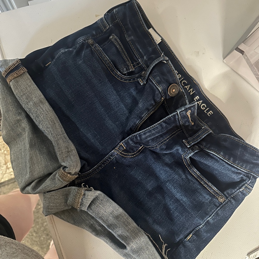 American Eagle Outfitters Women's Indigo Boyfriend Jeans